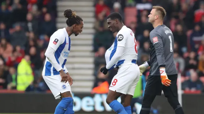 Framed Print : FA Cup Third Round: AFC Bournemouth vs. Brighton and Hove Albion, 5th January 2019 - Intense Match Action at Vitality Stadium Framed Print : FA Cup Third Round: AFC Bournemouth vs. Brighton and Hove Albion, 5th January 2019 - Intense Match Action at Vitality Stadium