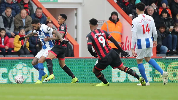 FA Cup Third Round: AFC Bournemouth vs. Brighton and Hove Albion - Intense Match Action at Vitality Stadium (05.01.2019)