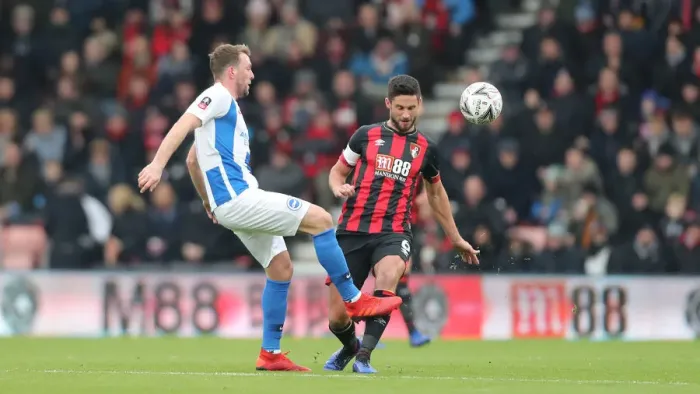 Framed Print : FA Cup Third Round: AFC Bournemouth vs. Brighton and Hove Albion (05JAN19) - Intense Match Action at Vitality Stadium Framed Print : FA Cup Third Round: AFC Bournemouth vs. Brighton and Hove Albion (05JAN19) - Intense Match Action at Vitality Stadium