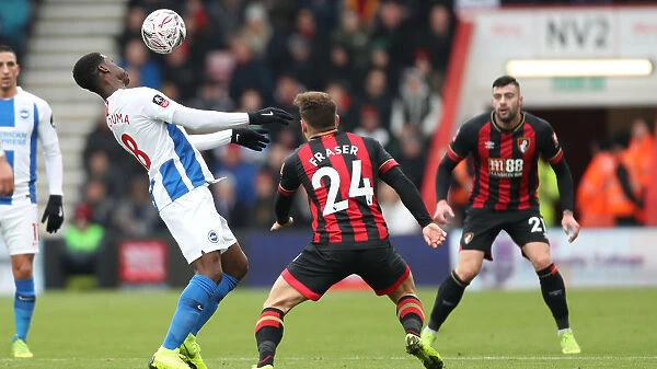 FA Cup Third Round: AFC Bournemouth vs. Brighton & Hove Albion - Intense Match Action at Vitality Stadium (05Jan19)