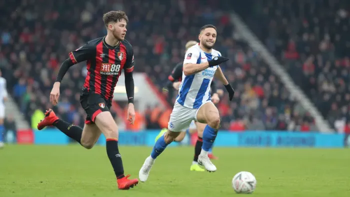 Framed Print : FA Cup Third Round: AFC Bournemouth vs. Brighton and Hove Albion, 05Jan19 - Intense Match Action at Vitality Stadium Framed Print : FA Cup Third Round: AFC Bournemouth vs. Brighton and Hove Albion, 05Jan19 - Intense Match Action at Vitality Stadium