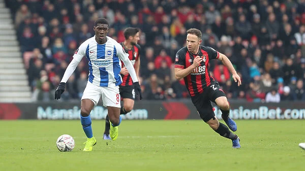 FA Cup Third Round: AFC Bournemouth vs. Brighton and Hove Albion, 05Jan19 - Intense Match Action at Vitality Stadium