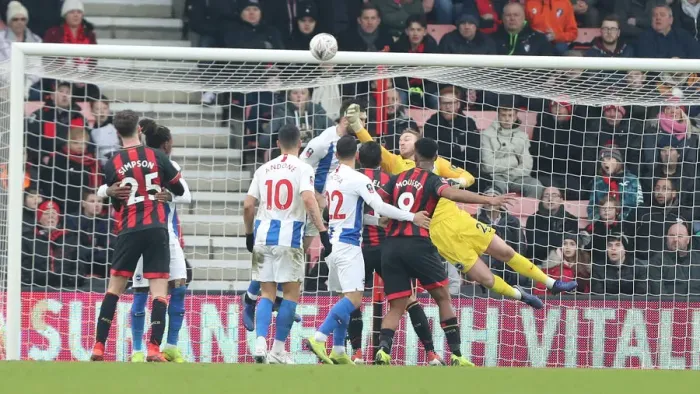 Framed Print : FA Cup Third Round: AFC Bournemouth vs. Brighton and Hove Albion, 5th January 2019 - Intense Action at Vitality Stadium Framed Print : FA Cup Third Round: AFC Bournemouth vs. Brighton and Hove Albion, 5th January 2019 - Intense Action at Vitality Stadium