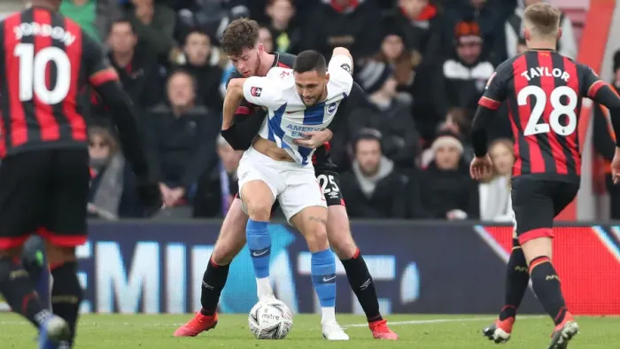 Framed Print : FA Cup Third Round: AFC Bournemouth vs. Brighton and Hove Albion (5 January 2019) - Intense Match Action at Vitality Stadium Framed Print : FA Cup Third Round: AFC Bournemouth vs. Brighton and Hove Albion (5 January 2019) - Intense Match Action at Vitality Stadium
