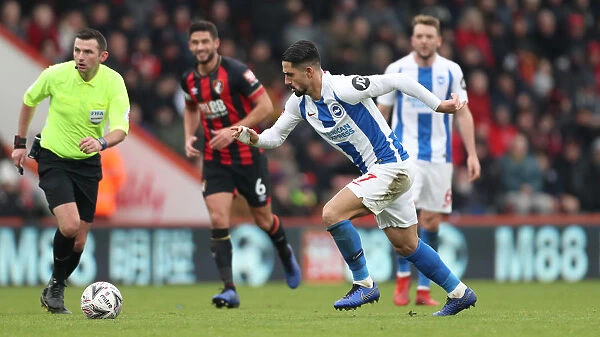 FA Cup Third Round: AFC Bournemouth vs. Brighton and Hove Albion - Intense Match Action at Vitality Stadium (5th January 2019)