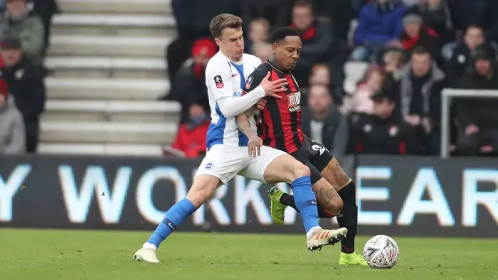 Framed Print : FA Cup Third Round: AFC Bournemouth vs. Brighton and Hove Albion - Intense Match Action at Vitality Stadium (05JAN19) Framed Print : FA Cup Third Round: AFC Bournemouth vs. Brighton and Hove Albion - Intense Match Action at Vitality Stadium (05JAN19)