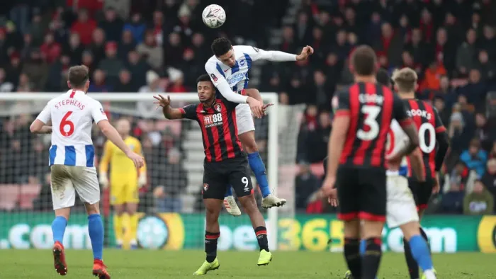 Framed Print : FA Cup Third Round: AFC Bournemouth vs. Brighton and Hove Albion, 5th January 2019 - Intense Match Action at Vitality Stadium Framed Print : FA Cup Third Round: AFC Bournemouth vs. Brighton and Hove Albion, 5th January 2019 - Intense Match Action at Vitality Stadium