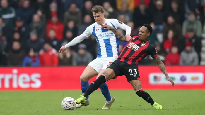 Framed Print : FA Cup Third Round: AFC Bournemouth vs. Brighton and Hove Albion, 5th January 2019 - Intense Match Action at Vitality Stadium Framed Print : FA Cup Third Round: AFC Bournemouth vs. Brighton and Hove Albion, 5th January 2019 - Intense Match Action at Vitality Stadium