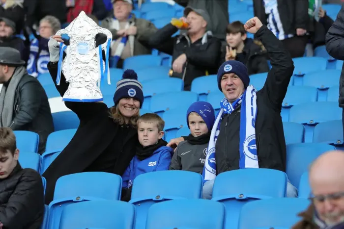Framed Print : FA Cup Third Round: Brighton & Hove Albion vs. Sheffield Wednesday at American Express Community Stadium (04.01.20) Framed Print : FA Cup Third Round: Brighton & Hove Albion vs. Sheffield Wednesday at American Express Community Stadium (04.01.20)