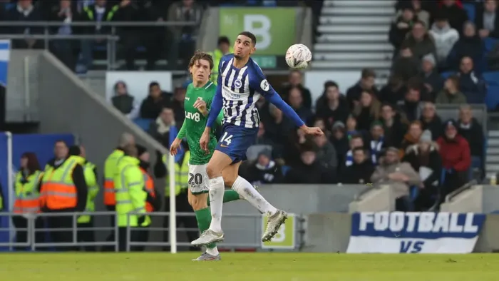 Framed Print : FA Cup Third Round: Brighton & Hove Albion vs. Sheffield Wednesday at American Express Community Stadium (04.01.20) Framed Print : FA Cup Third Round: Brighton & Hove Albion vs. Sheffield Wednesday at American Express Community Stadium (04.01.20)
