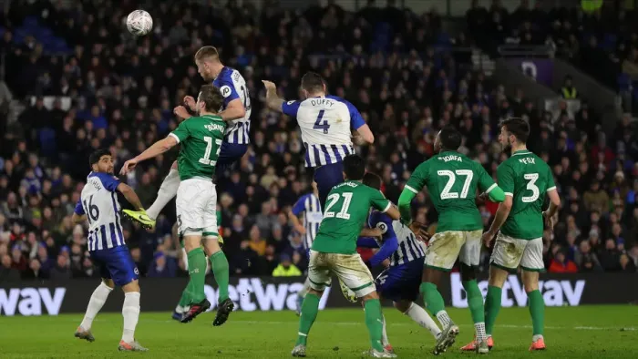 Framed Print : FA Cup Third Round: Brighton & Hove Albion vs. Sheffield Wednesday at American Express Community Stadium (04.01.20) Framed Print : FA Cup Third Round: Brighton & Hove Albion vs. Sheffield Wednesday at American Express Community Stadium (04.01.20)