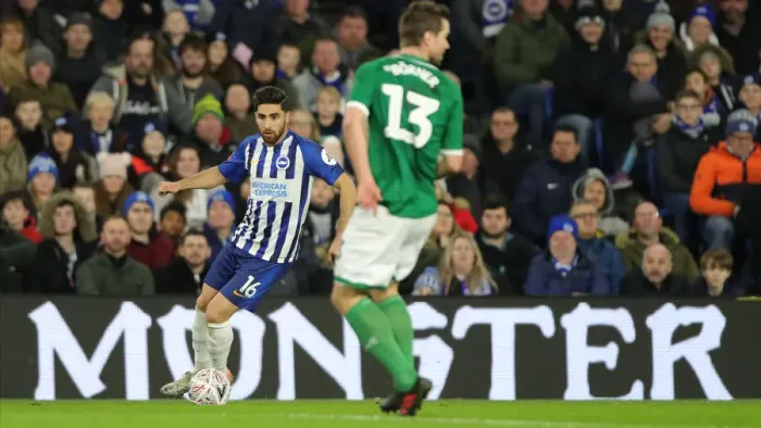 Framed Print : FA Cup Third Round: Brighton & Hove Albion vs. Sheffield Wednesday at American Express Community Stadium (04.01.20) Framed Print : FA Cup Third Round: Brighton & Hove Albion vs. Sheffield Wednesday at American Express Community Stadium (04.01.20)