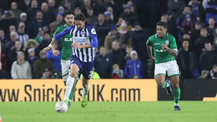 Framed Print : FA Cup Third Round: Brighton & Hove Albion vs. Sheffield Wednesday at American Express Community Stadium (04.01.20) Framed Print : FA Cup Third Round: Brighton & Hove Albion vs. Sheffield Wednesday at American Express Community Stadium (04.01.20)