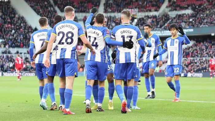 Framed Print : FA Cup Third Round: Brighton and Hove Albion vs Middlesbrough Clash at Riverside Stadium (07JAN23) Framed Print : FA Cup Third Round: Brighton and Hove Albion vs Middlesbrough Clash at Riverside Stadium (07JAN23)