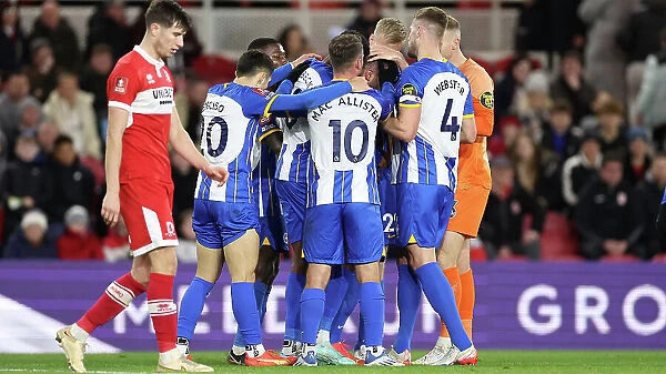 FA Cup Third Round: Intense Clash between Middlesbrough and Brighton & Hove Albion at Riverside Stadium (07.01.23)