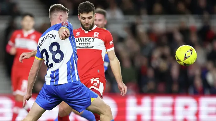 Framed Print : FA Cup Third Round: Intense Match Action between Middlesbrough and Brighton & Hove Albion at Riverside Stadium (07.01.23) Framed Print : FA Cup Third Round: Intense Match Action between Middlesbrough and Brighton & Hove Albion at Riverside Stadium (07.01.23)