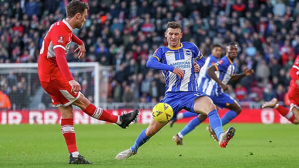 FA Cup Third Round: Intense Moment at Riverside Stadium - Middlesbrough vs. Brighton and Hove Albion (07.01.23)
