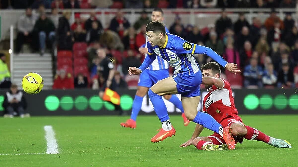 FA Cup Third Round: Middlesbrough vs. Brighton and Hove Albion (07JAN23) - Intense Match Action
