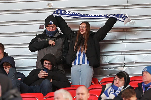 FA Cup Third Round: Thrilling Match Action Between Stoke City and Brighton and Hove Albion at bet365 Stadium (January 6, 2024)