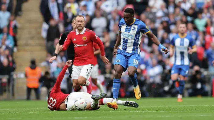 Framed Print : FA Cup Semi-Final 2022 / 23: Epic Showdown - Brighton & Hove Albion vs Manchester United at Wembley Stadium (23APR23) Framed Print : FA Cup Semi-Final 2022 / 23: Epic Showdown - Brighton & Hove Albion vs Manchester United at Wembley Stadium (23APR23)