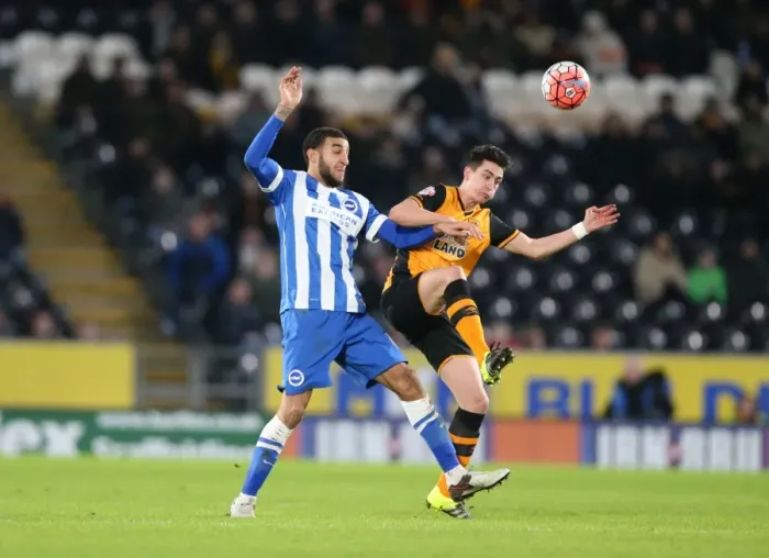 Framed Print : FA Cup Showdown: Hull City vs. Brighton & Hove Albion (09.01.2016) - Intense Match Action Framed Print : FA Cup Showdown: Hull City vs. Brighton & Hove Albion (09.01.2016) - Intense Match Action