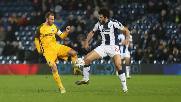 Framed Print : FA Cup Showdown: West Bromwich Albion vs. Brighton and Hove Albion (06FEB19)