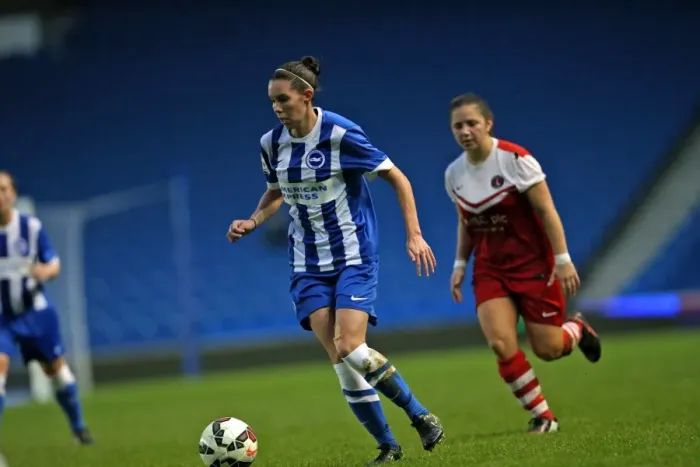 Framed Print : FA Womens Premier League: Brighton & Hove Albion Women vs Charlton Athletic Ladies Clash at American Express Community Stadium (December 2015) Framed Print : FA Womens Premier League: Brighton & Hove Albion Women vs Charlton Athletic Ladies Clash at American Express Community Stadium (December 2015)