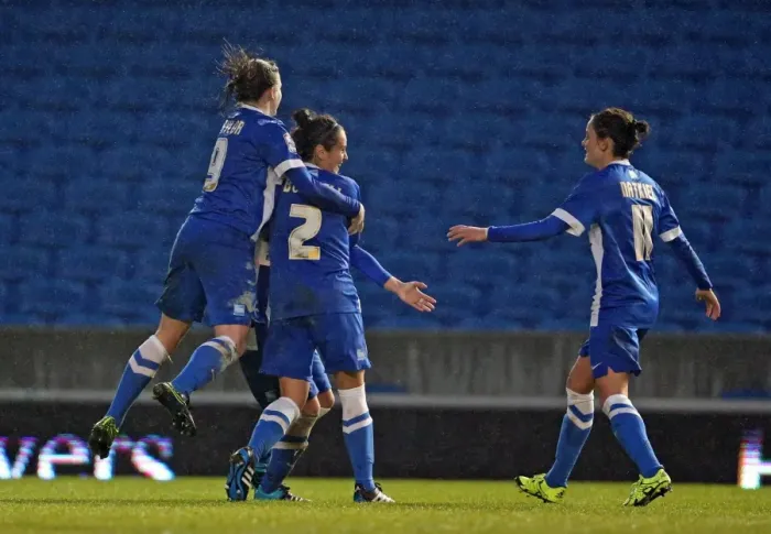 Framed Print : FA Women's Premier League: Brighton & Hove Albion Women vs Charlton Athletic Ladies Clash at American Express Community Stadium (December 2015) Framed Print : FA Women's Premier League: Brighton & Hove Albion Women vs Charlton Athletic Ladies Clash at American Express Community Stadium (December 2015)