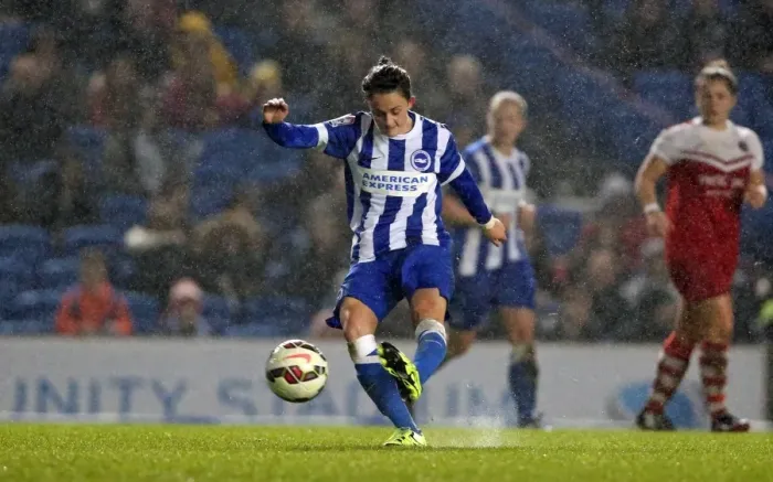 Framed Print : FA Women's Premier League: Brighton & Hove Albion Women vs Charlton Athletic Ladies Clash at American Express Community Stadium (December 2015) Framed Print : FA Women's Premier League: Brighton & Hove Albion Women vs Charlton Athletic Ladies Clash at American Express Community Stadium (December 2015)