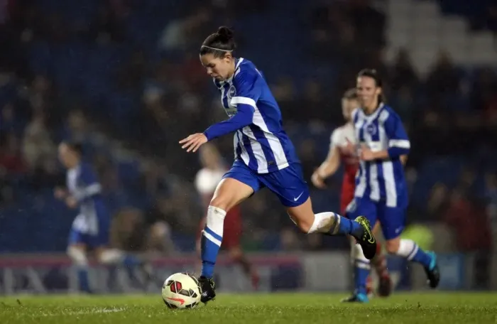 Framed Print : FA Womens Premier League: Brighton & Hove Albion Women vs Charlton Athletic Ladies Clash at American Express Community Stadium (December 2015) Framed Print : FA Womens Premier League: Brighton & Hove Albion Women vs Charlton Athletic Ladies Clash at American Express Community Stadium (December 2015)