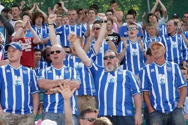Fans celebrate our League 1 success in 2011