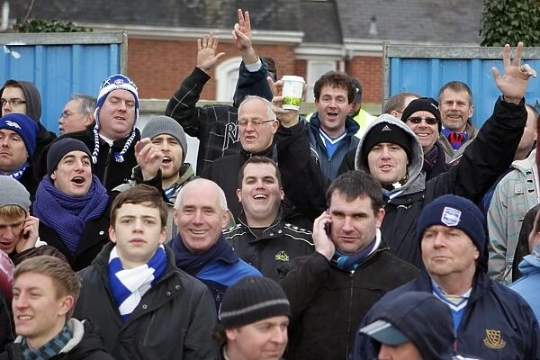 Fans at Exeter City, January 2011