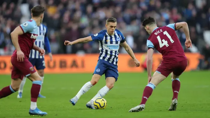 Framed Print : February 1, 2020: Thrilling Premier League Showdown between West Ham United and Brighton & Hove Albion at London Stadium Framed Print : February 1, 2020: Thrilling Premier League Showdown between West Ham United and Brighton & Hove Albion at London Stadium