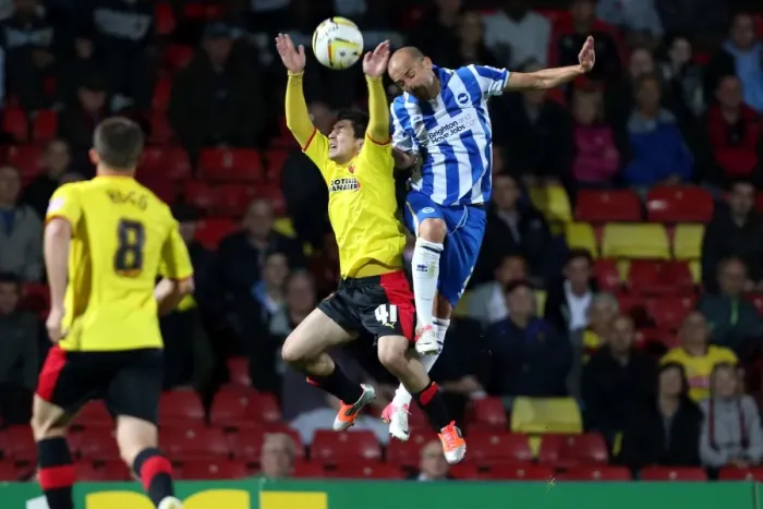 Framed Print : A Fight in Football History: Brighton & Hove Albion vs. Watford (Away), 2012-13 Season - The Epic Encounter Framed Print : A Fight in Football History: Brighton & Hove Albion vs. Watford (Away), 2012-13 Season - The Epic Encounter