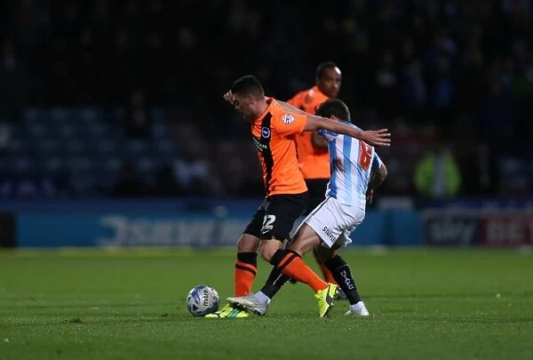 Forster-Caskey in Action: Huddersfield vs. Brighton, Championship Clash (21 October 2014)