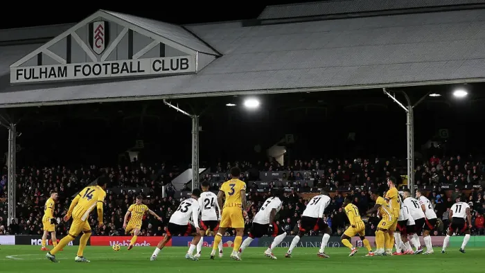 Framed Print : FUlham v Brighton and Hove Albion Premier League 05DEC24 Framed Print : FUlham v Brighton and Hove Albion Premier League 05DEC24