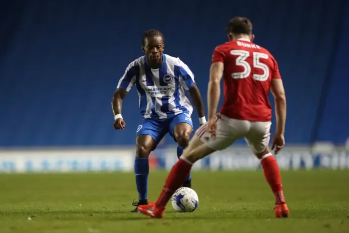 Framed Print : Gaetan Bong in Action: Brighton & Hove Albion vs. Nottingham Forest, EFL Sky Bet Championship (12th August 2016) Framed Print : Gaetan Bong in Action: Brighton & Hove Albion vs. Nottingham Forest, EFL Sky Bet Championship (12th August 2016)