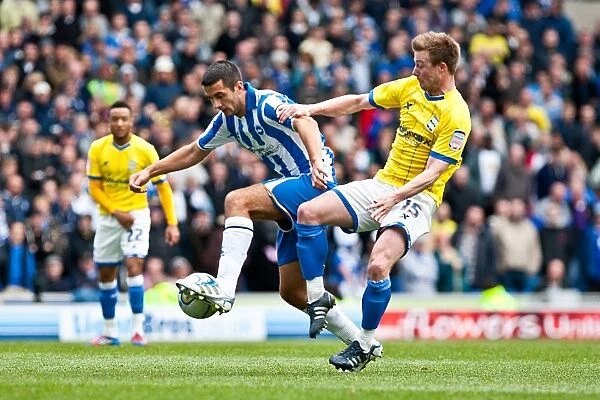 Gary Dicker: In Action for Brighton & Hove Albion Against Birmingham City, Npower Championship, April 21, 2012