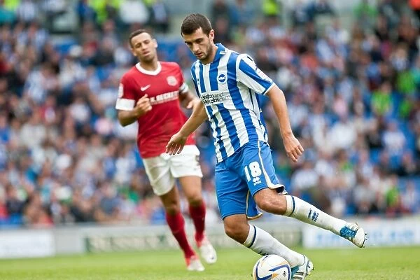 Gary Dicker in Action: Brighton & Hove Albion vs Barnsley, August 25, 2012