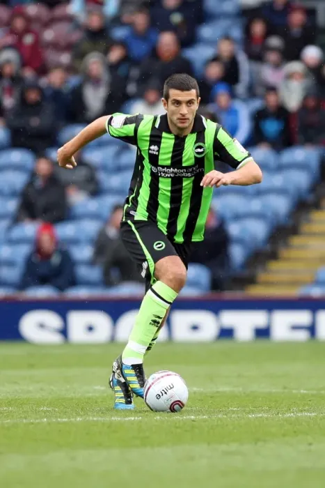 Framed Print : Gary Dicker in Action: Burnley vs. Brighton & Hove Albion, April 2012 Framed Print : Gary Dicker in Action: Burnley vs. Brighton & Hove Albion, April 2012