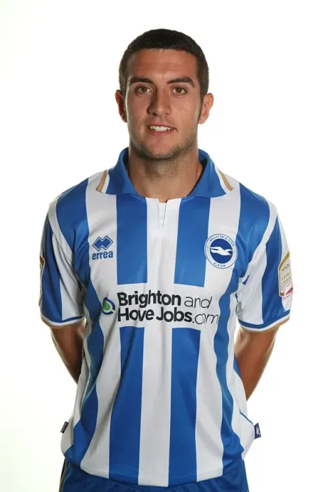Framed Print : Gary Dicker: Midfielder for Brighton & Hove Albion FC