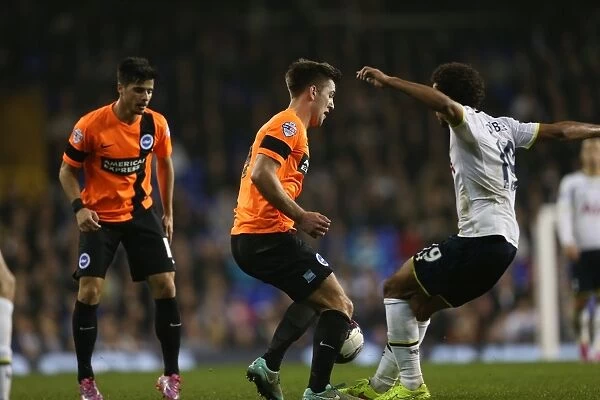Gary Gardner Faces Off Against Tottenham in Intense Capital One Cup Showdown, October 2014