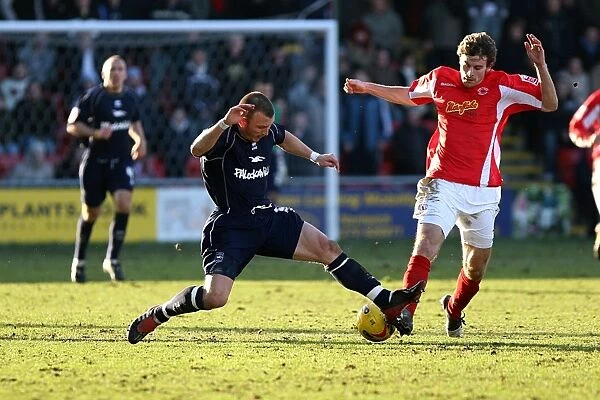 Gary Hart tackles at Crewe on 25th February 2006