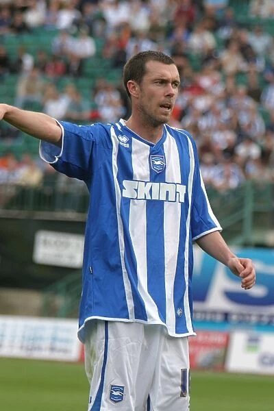 George O Callaghan. in action at withdean Stadium, Brighton 2007 / 08