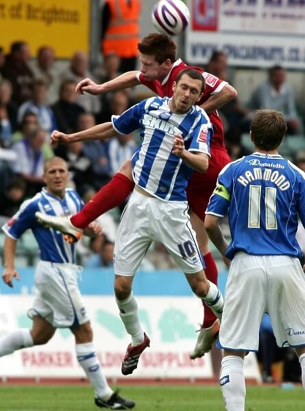 George O'Callaghan in Action: Brighton & Hove Albion vs. Southend United (01 / 09 / 07)