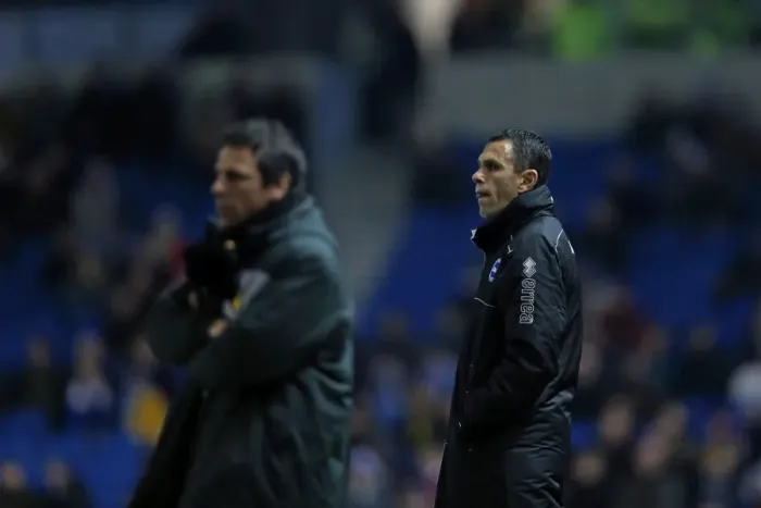Framed Print : Gianfranco Zola vs. Gus Poyet: A Championship Showdown - Brighton & Hove Albion vs. Watford, December 29, 2012 Framed Print : Gianfranco Zola vs. Gus Poyet: A Championship Showdown - Brighton & Hove Albion vs. Watford, December 29, 2012
