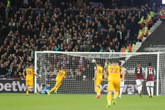 Framed Print : Glenn Murray Scores Penalty: Brighton Leads 3-0 against West Ham United (Premier League 20OCT17) Framed Print : Glenn Murray Scores Penalty: Brighton Leads 3-0 against West Ham United (Premier League 20OCT17)