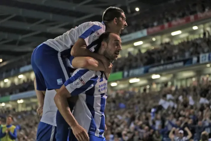 Framed Print : Glenn Murray's Dramatic 3-0 Goal: Brighton & Hove Albion vs. Nottingham Forest (12AUG16) Framed Print : Glenn Murray's Dramatic 3-0 Goal: Brighton & Hove Albion vs. Nottingham Forest (12AUG16)