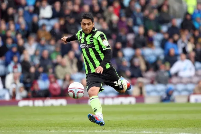 Framed Print : Gonzalo Jara Reyes in Action: Brighton & Hove Albion vs Burnley, April 2012 Framed Print : Gonzalo Jara Reyes in Action: Brighton & Hove Albion vs Burnley, April 2012