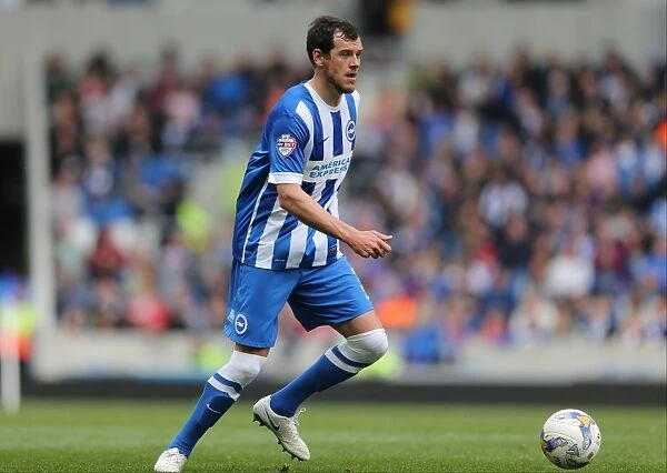 Gordon Greer: In Action Against Bournemouth, Sky Bet Championship, Brighton & Hove Albion, 25 April 2015